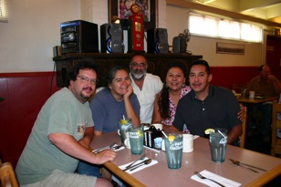 Breakfast with the gang at The Pantry on Cerrillos Road  in Santa Fe